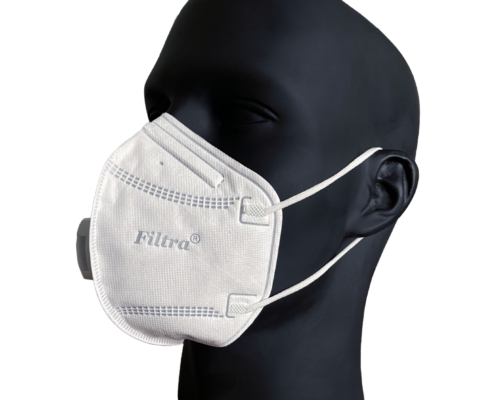 C Shape Ear Loop FFP2V S N95 Mask White5