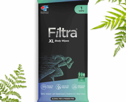 Filtra XL Body Wipes Pouch Plant